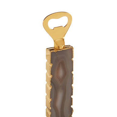 Grey Bottle Opener and Stopper Set | Bowerbird Agata