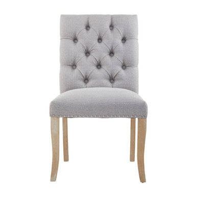 Grey Linen Dining Chair | Kensington Townhouse