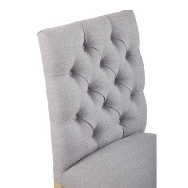 Grey Linen Dining Chair | Kensington Townhouse