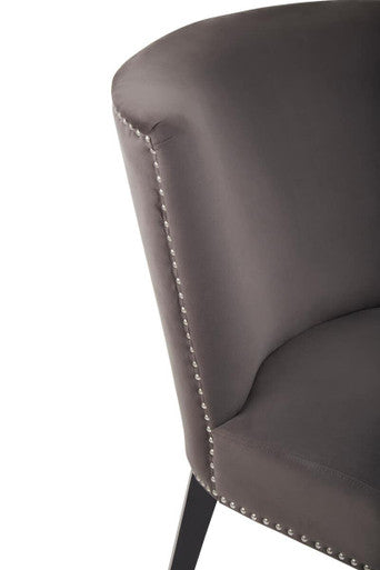 Mink Winged Dining Chair | Kensington Townhouse