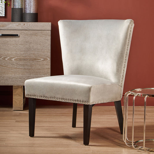 Kensington Townhouse Grey Winged Dining Chair