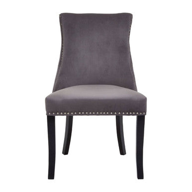 Dark Grey Dining Chair | Kensington Townhouse