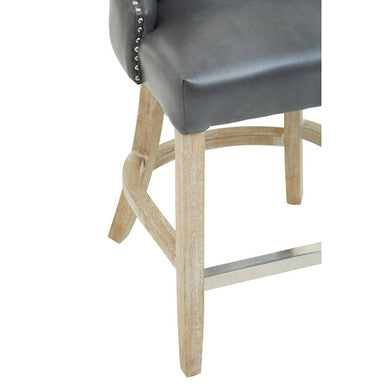Kensington Townhouse Grey Hevea Bar Chair