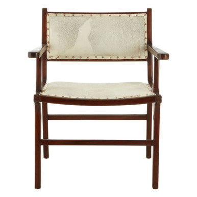 Leather and Teak Wood Dining Chair | Kendari