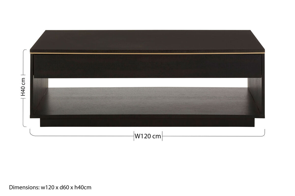 Diamond Oak Veneer Coffee Table