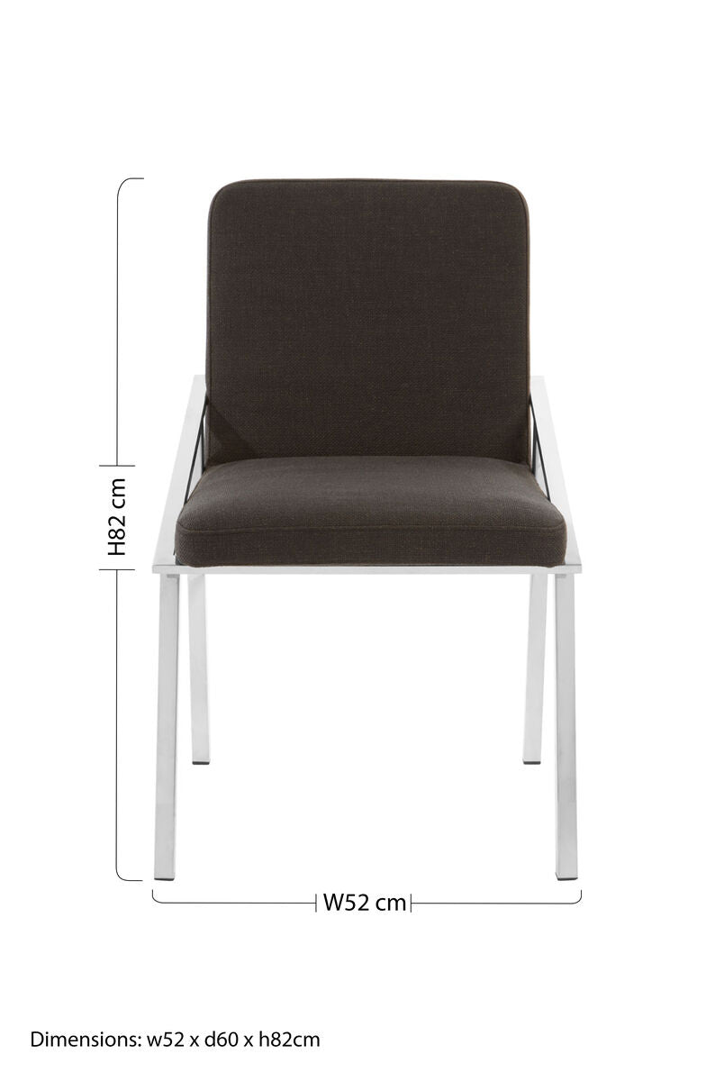 Piermount Black Dining Chair