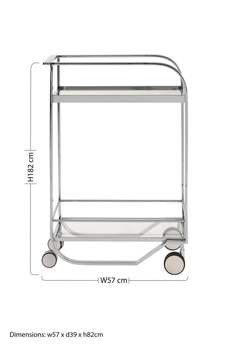 2 Tier Serving Trolley | Piermount