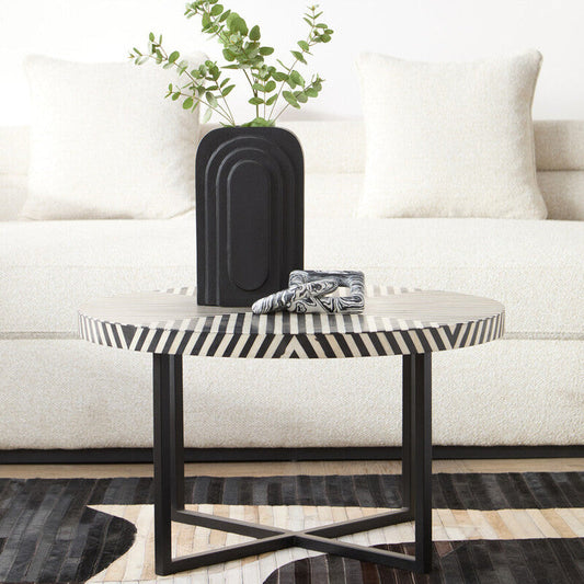Boho Cross Base Coffee Table