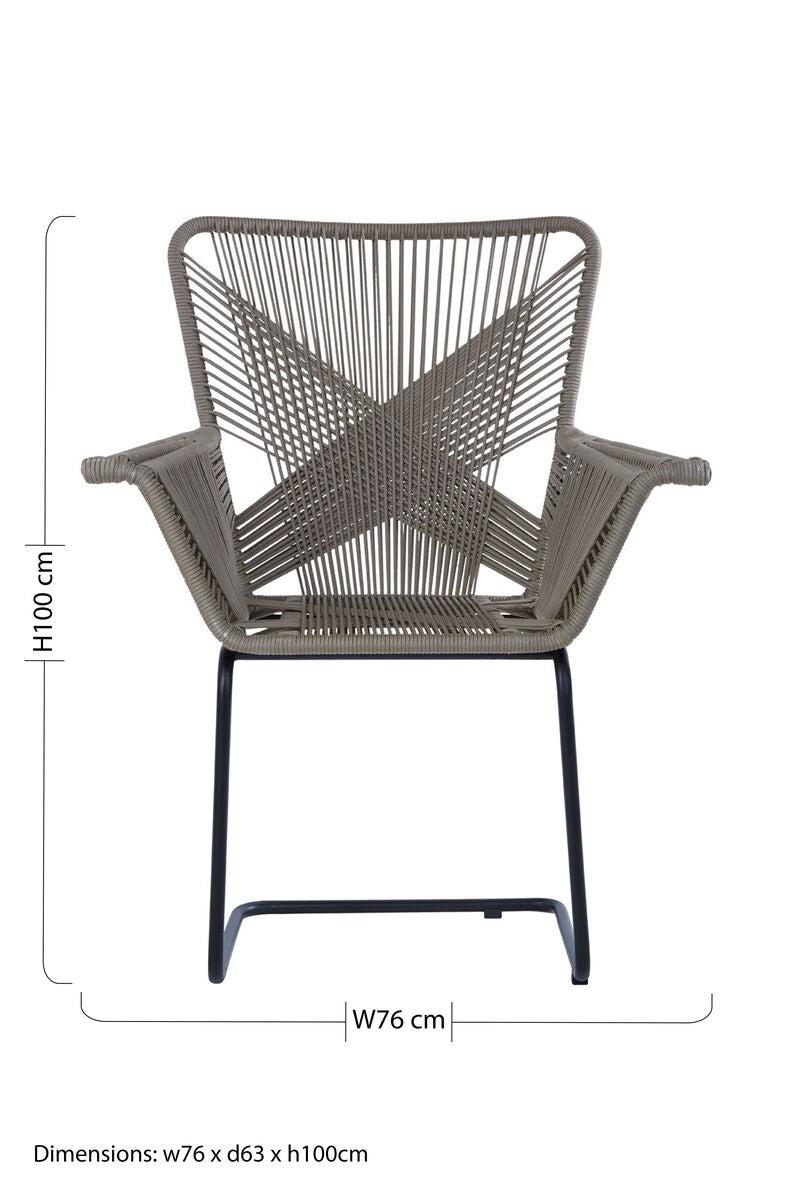 Rattan Effect Chair | Manado