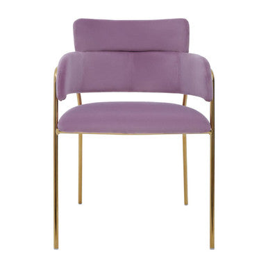 Pink Velvet Dining Chair | Tamzin