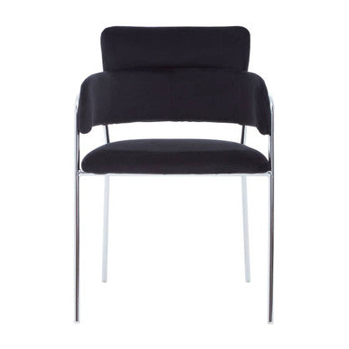 Black Velvet Dining Chair | Tamzin