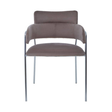 Mink Velvet Dining Chair | Tamzin
