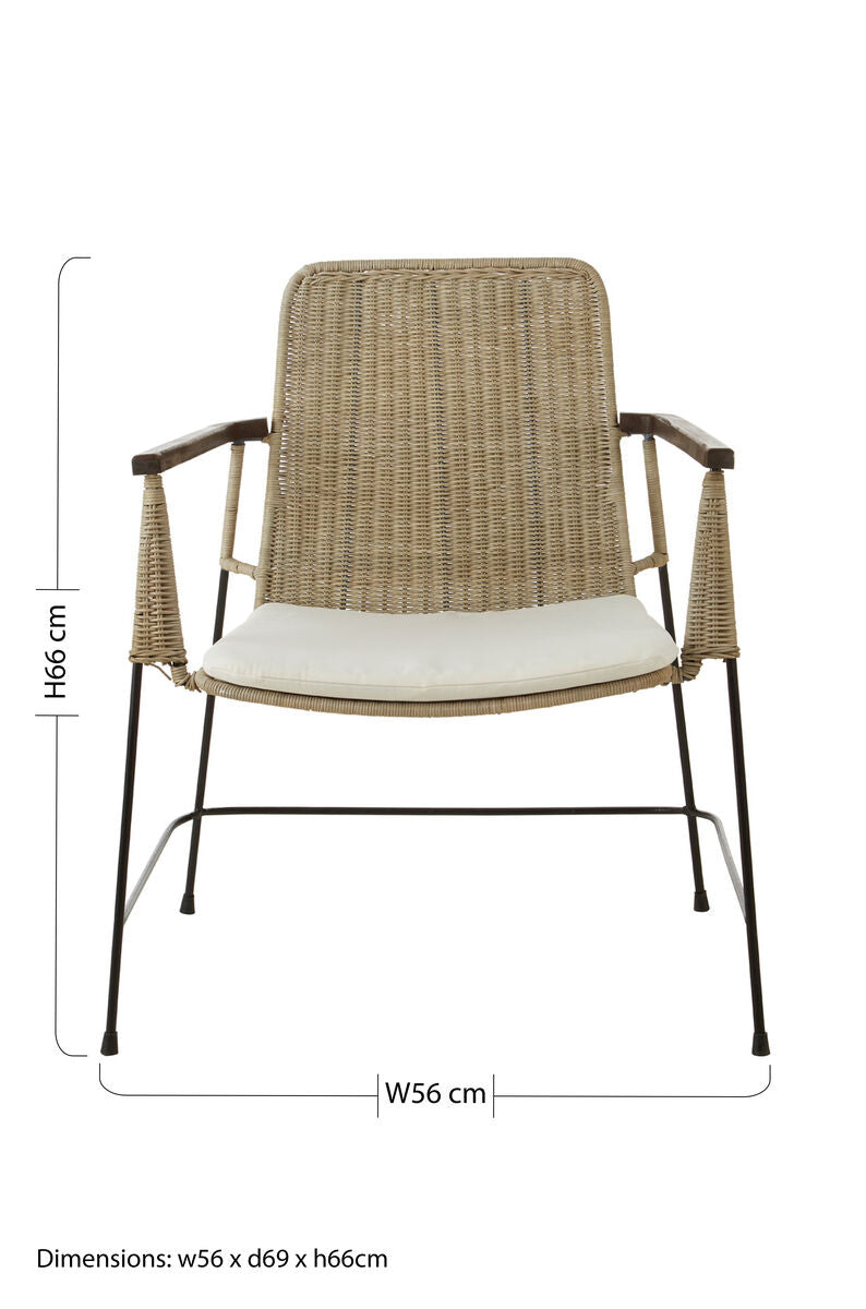 Traditional Design Natural Rattan Chair | Java