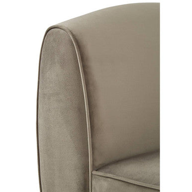 Grey Left Arm Chaise Longue | Batix