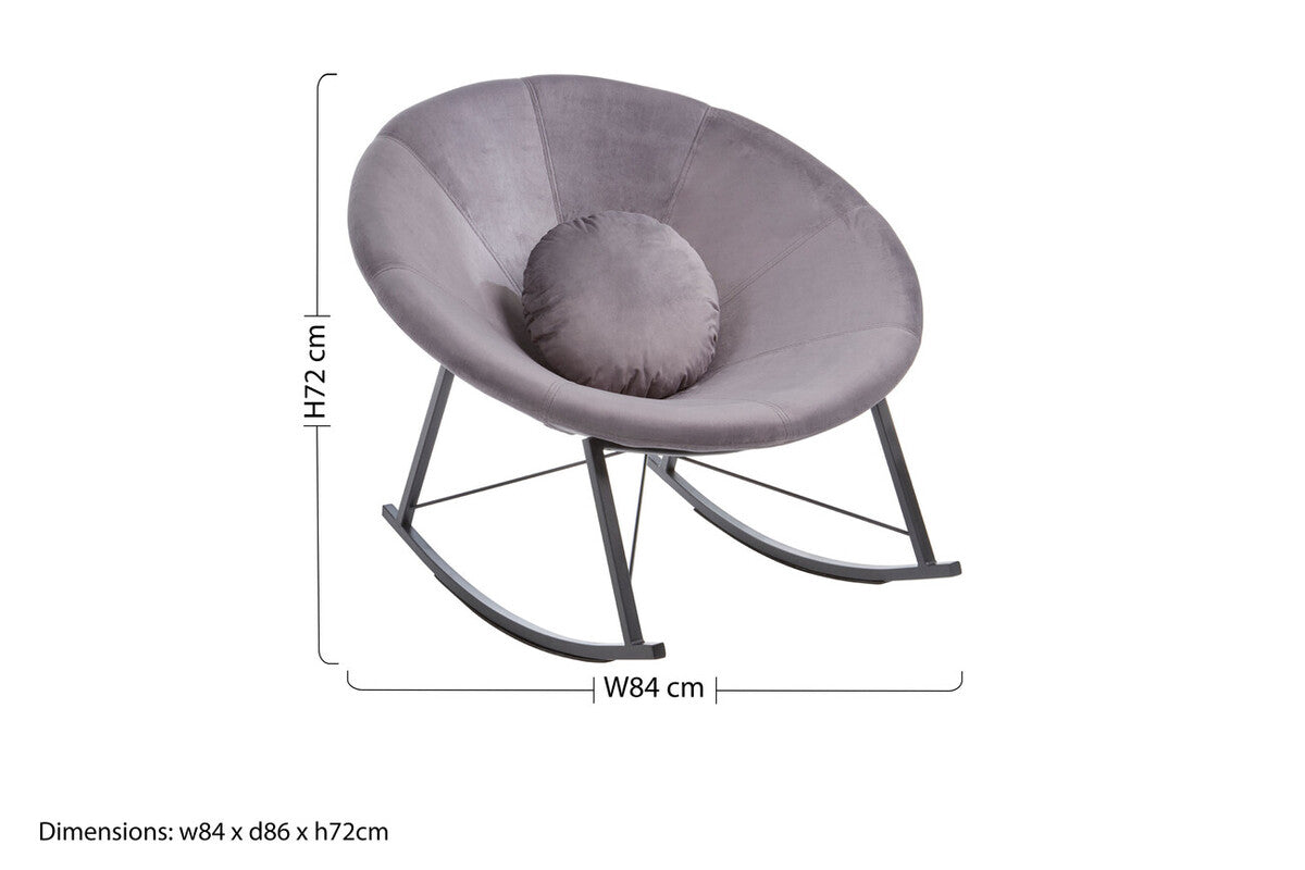 Grey Conic Rocking Chair | Arto