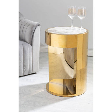 Carlox Round Side Table
