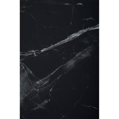 Arenza Black Marble And Silver Console Table