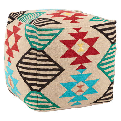Multicolour Pouffe | Cefena