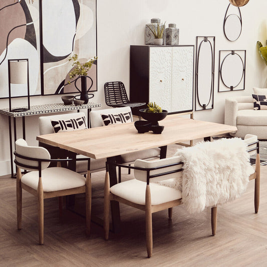 Dumas Black and White Two Door Cabinet