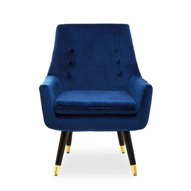 Sara Midnight Velvet Armchair