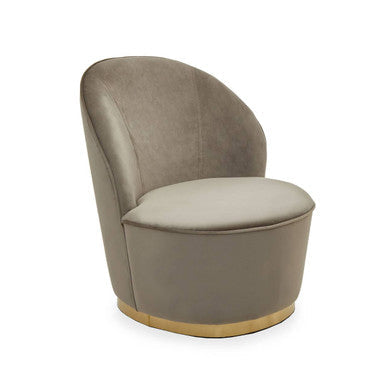 Kids Mink Velvet Gold Base Chair | Tamra