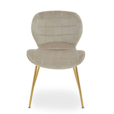 Mink Velvet Dining Chair | Warton