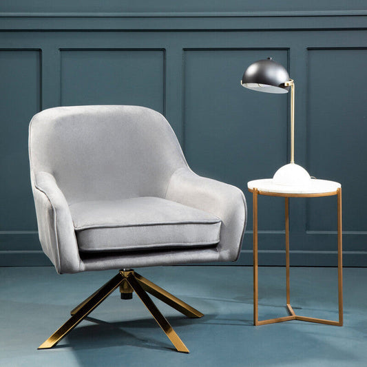 Avery Grey Velvet Chair