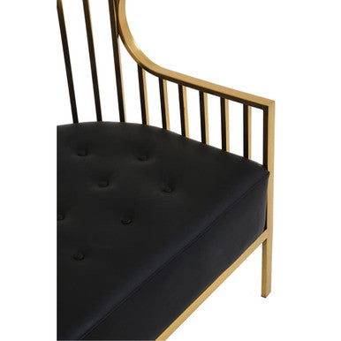 2 Seater Gold Dome Cage Sofa | Eliza