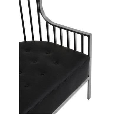 2 Seater Dome Cage Silver Sofa | Eliza