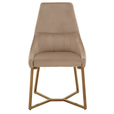 Mink Velvet Dining Chair | Vieste
