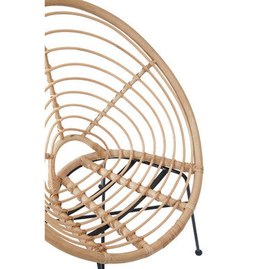 Java Natural Rattan Round Chair