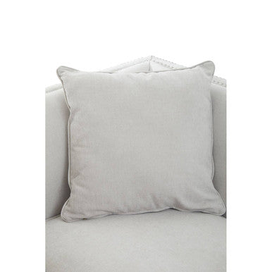 2 Seater Grey Fabric Sofa, Sutton