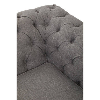 2 Seater Grey Linen Sofa | Stella