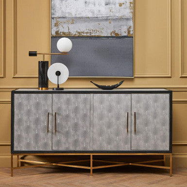 Cadiz Grey Shagreen Sideboard