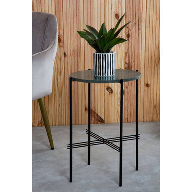 Mandoli Green Side Table