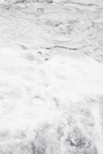 Grey Marble Top Dining Table with Pedestal Base and Stainless Steel Silver Trim | Saronno