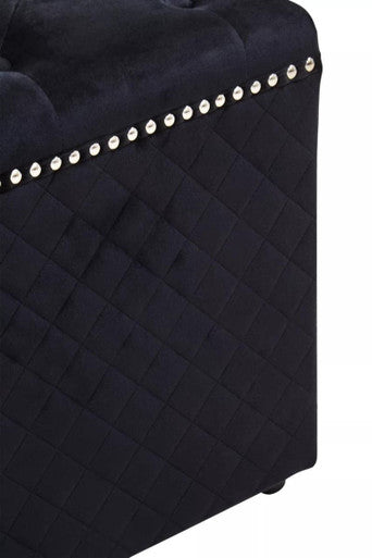 Zamora Velvet Ottoman