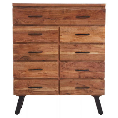 9 Drawer Acacia Chest | Nashik