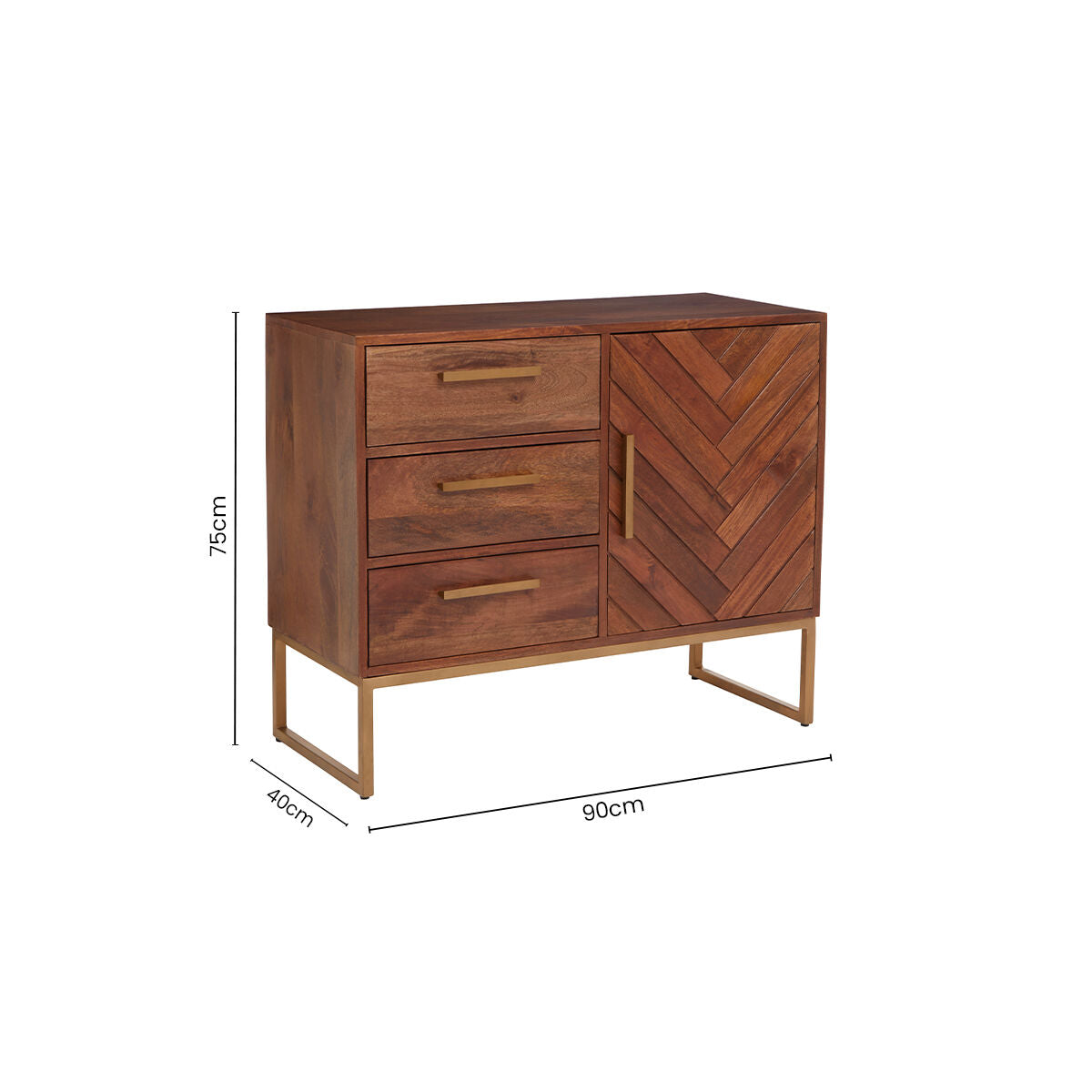 Mango Wood Small Sideboard | Gaya