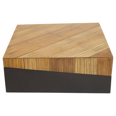 Large Square Coffee Table with Black Finish | Gabor