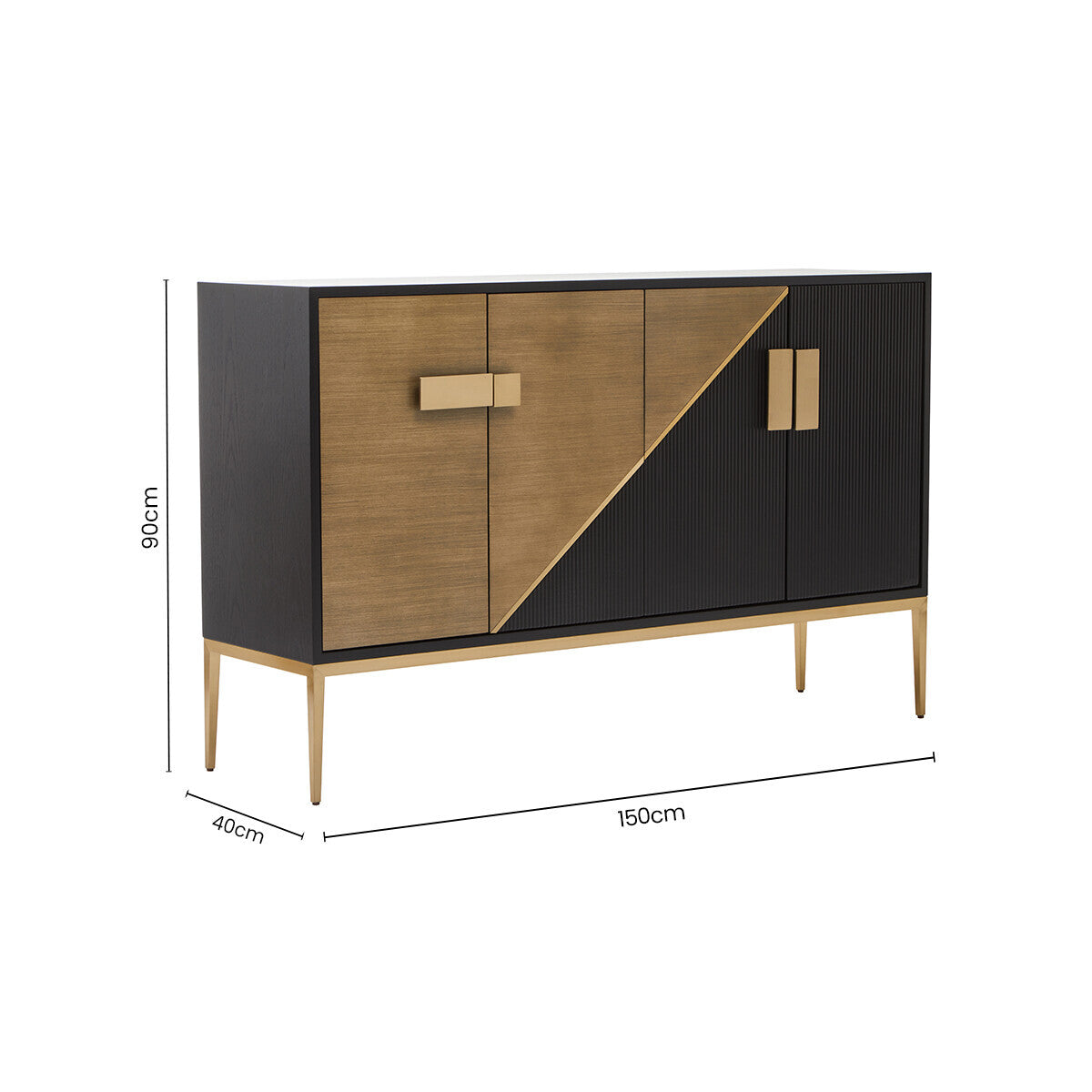 Black and Grey Sideboard | Davoli