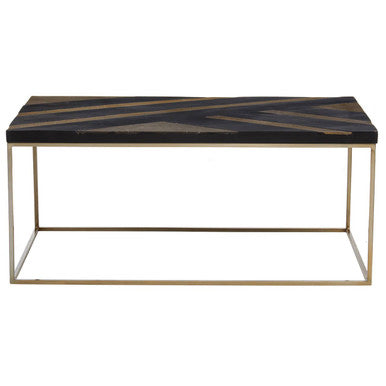 Aris Black And Gold Coffee Table