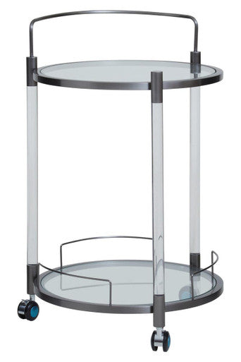 Round 2 Tier Drinks Trolley | Oria