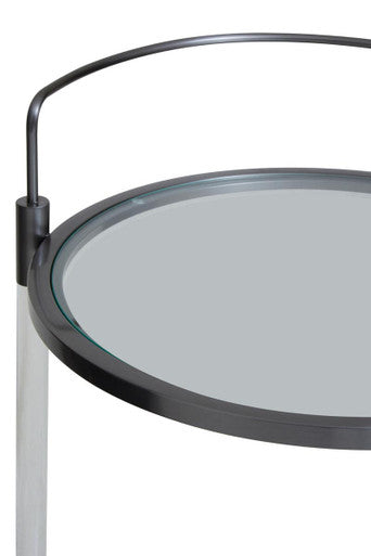 Round 2 Tier Drinks Trolley | Oria