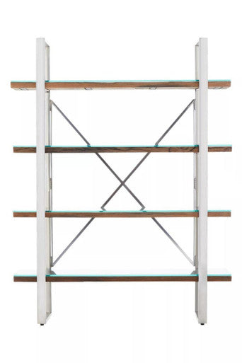 Natural Wood Four Tier Shelf Unit | Kerala