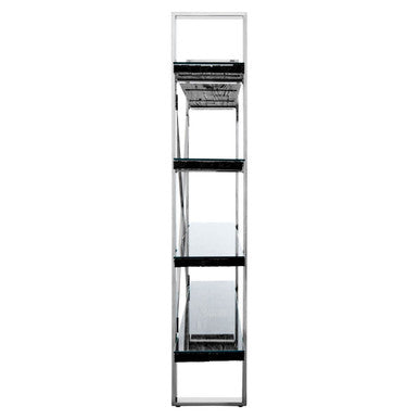 Kerala Black Four Tier Shelf Unit