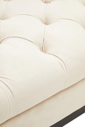 2 Seater Ivory Fabric Sofa | Sefira