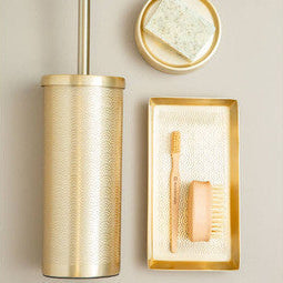 Allegra Gold Finish Stainless Steel Tray