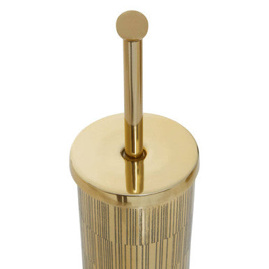 Allegra Gold Finish Aluminium Toilet Brush.