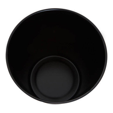 Allegra Kiara Stainless Steel Black Waste Bin